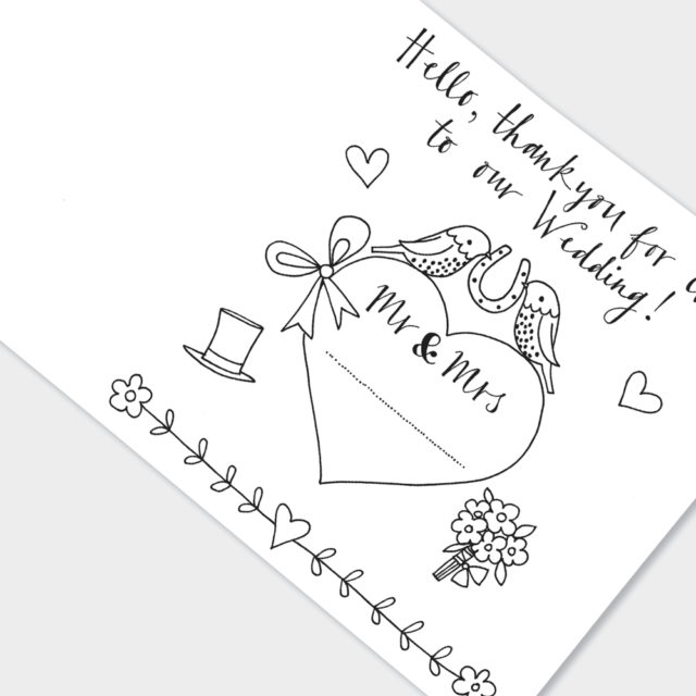 Wedding Activity Book Colouring Book - Image 2