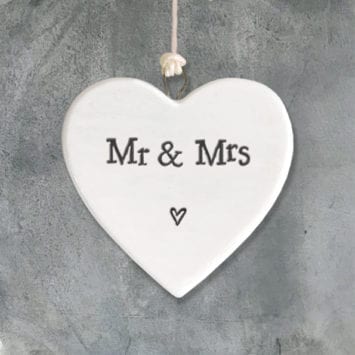 Little Hanging Mr & Mrs Heart