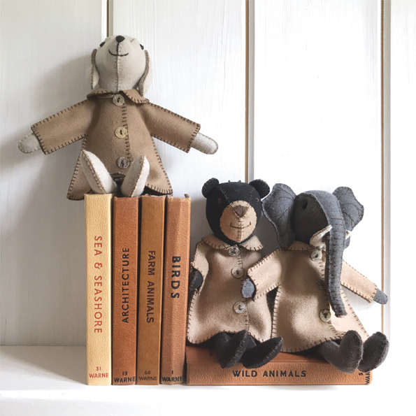 Ellie - Handmade Elephant In Jacket - Image 3