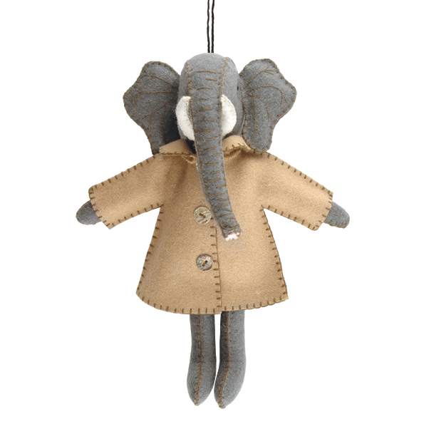 Ellie - Handmade Elephant In Jacket - Image 4