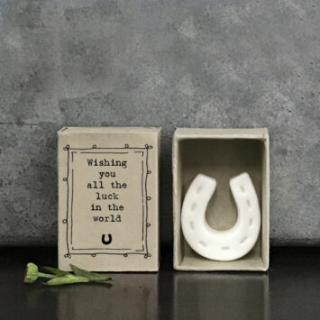 Matchbox Porcelain Wishing You Luck