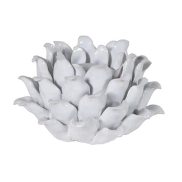 White Flower T-Light Holder