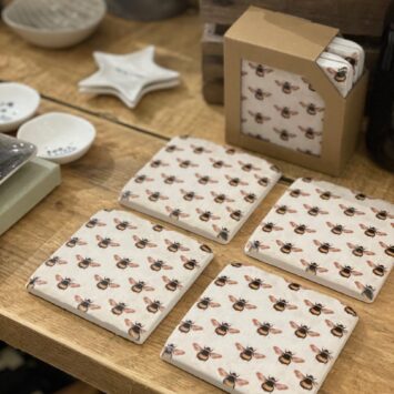 Slate Bee Coasters