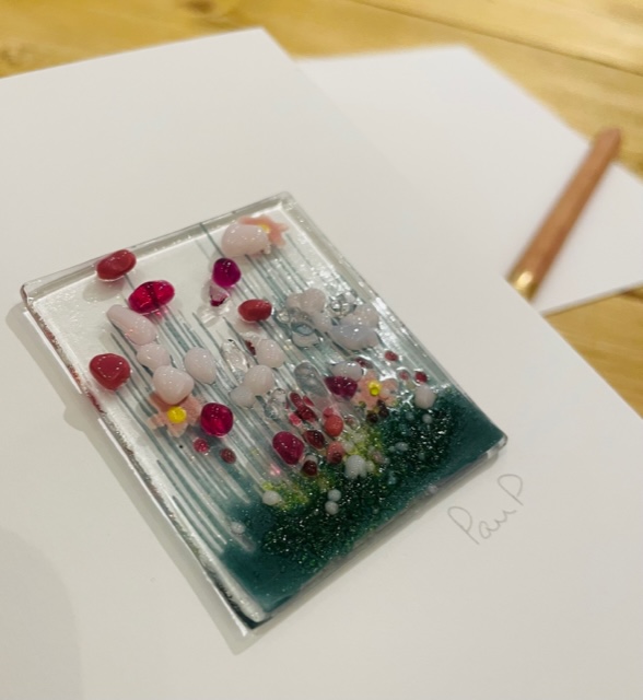 Card - Fused Glass keepsake - Image 3