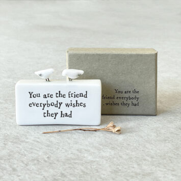 Porcelain Scene - You Are The Friend...