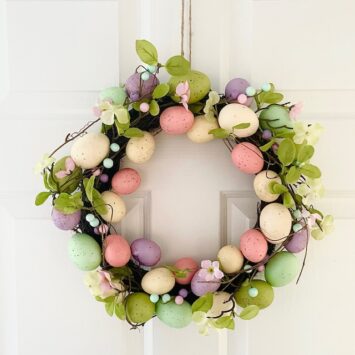 Speckled Egg Easter Wreath
