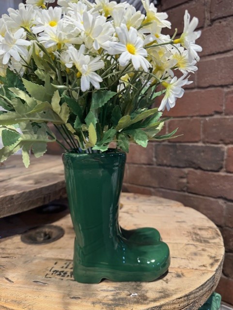 Mother's Day Green Wellies Planter/Vase - Image 4