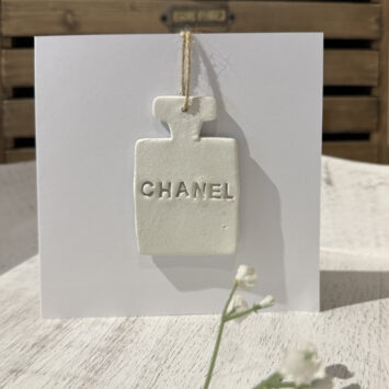 Designer Perfume Card & Hanger