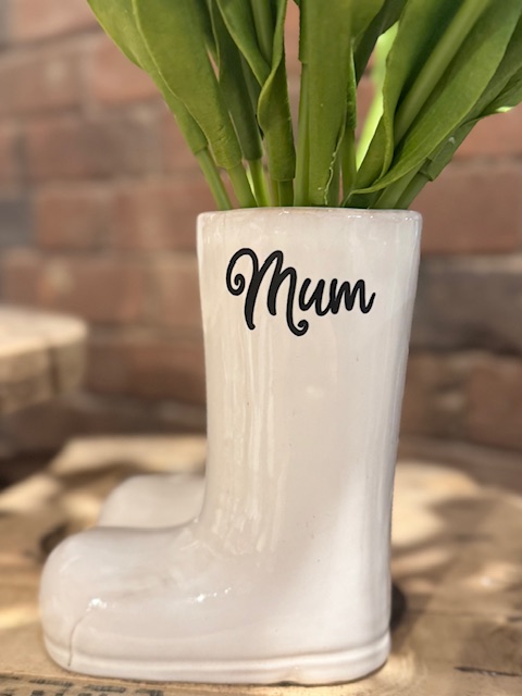 Mothers Day Wellington Boot Planter/Vase - Image 6